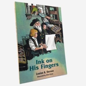 Ink on his Fingers