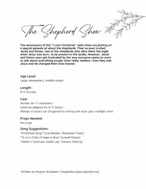 Alternative view of The Shepherd Show