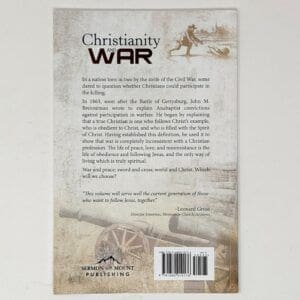 Alternative view of Christianity and War