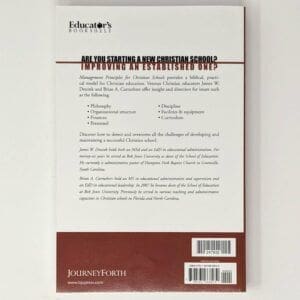 Alternative view of Management Principles for Christian Schools