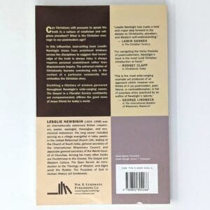 Alternative view of The Gospel in a Pluralist Society