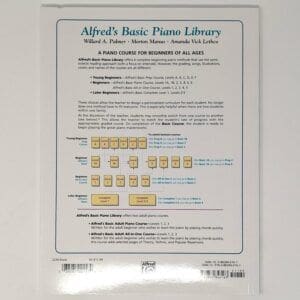 Alternative view of Alfred's Basic Adult Piano Course Level 1