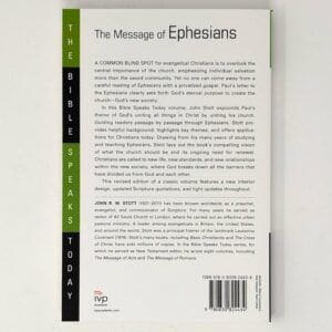 Alternative view of The Message of Ephesians